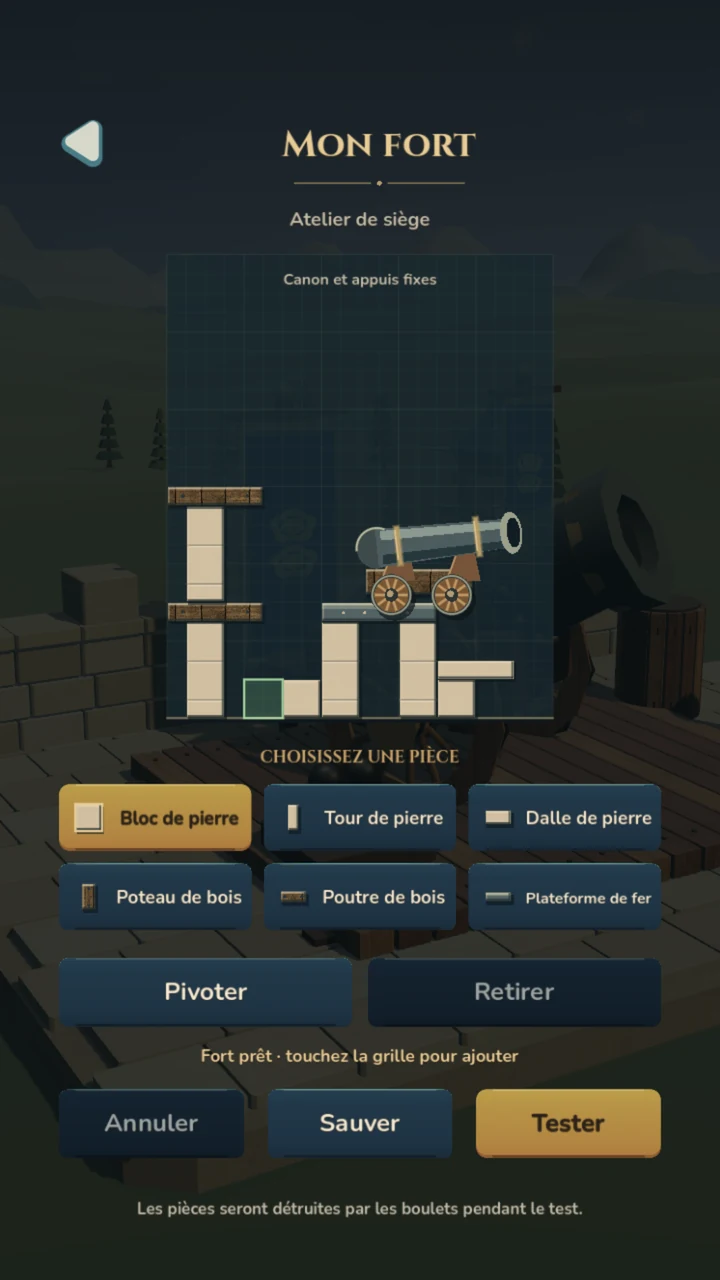 Actual V2 fort workshop and construction pieces